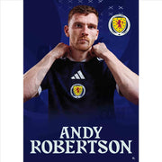 Scotland Andy Robertson 25/26 Headshot Poster