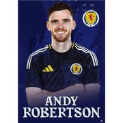 Scotland Andy Robertson 24/25 Home Headshot Poster