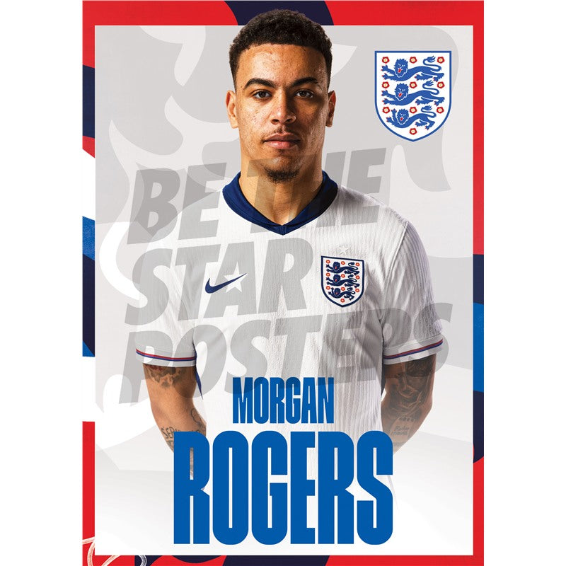 England Rogers 24/25 Home Headshot Poster