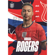 Morgan Rogers England 26/27 Away Headshot Poster