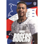 Morgan Rogers England 26/27 Home Headshot Poster