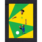 Ronaldinho World Football Icons Poster