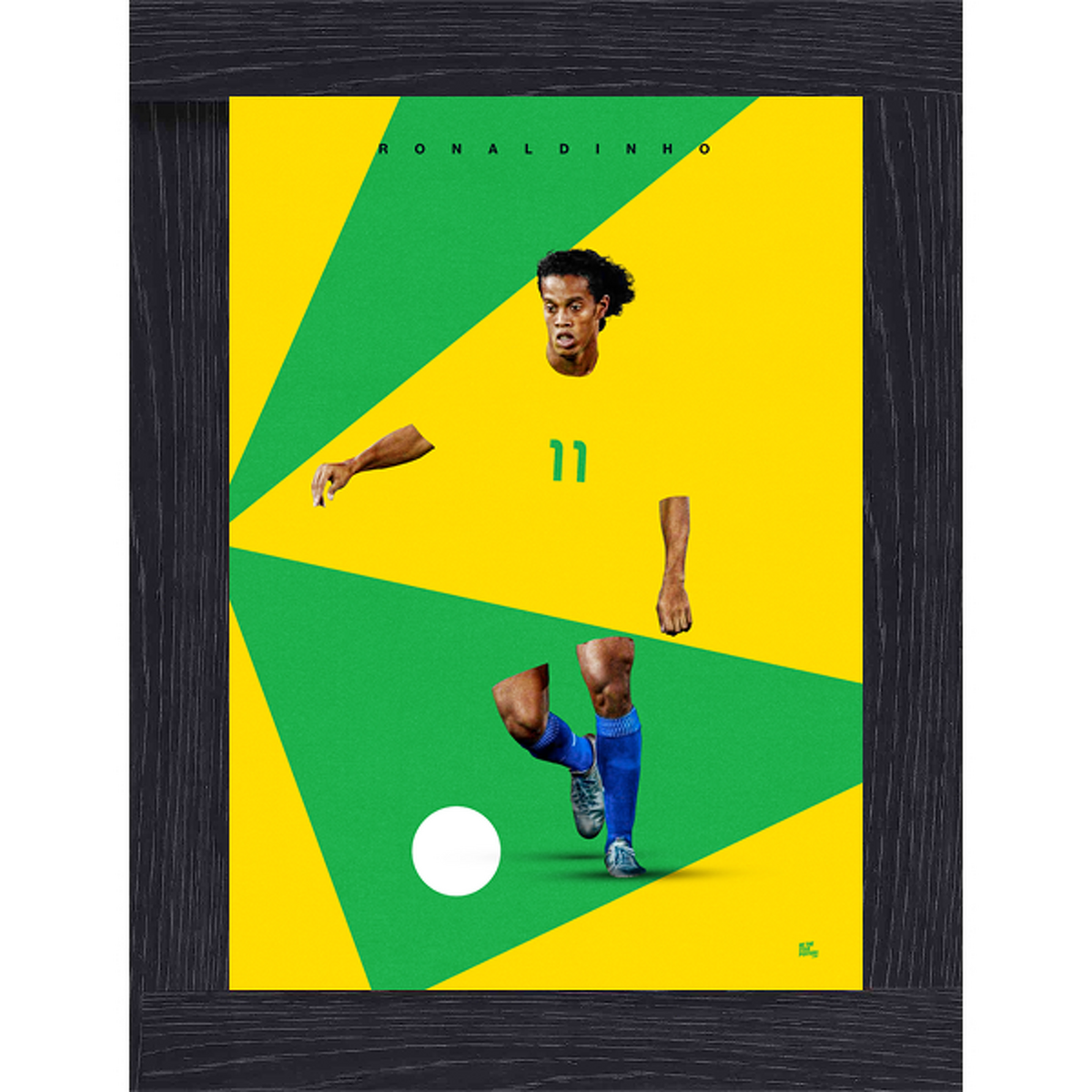 Ronaldinho World Football Icons Poster