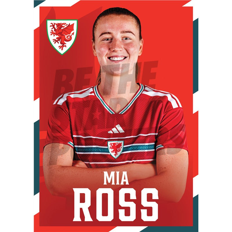 Wales Women Mia Ross 2026 Headshot Poster