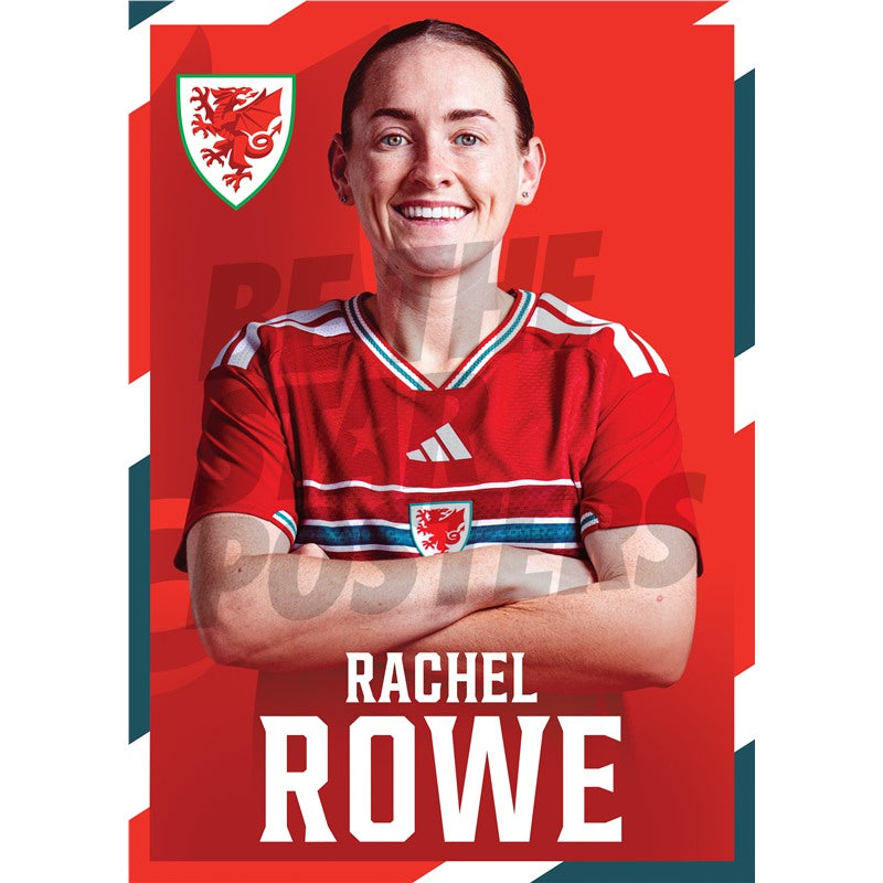Wales Women Rachel Rowe 2026 Headshot Poster