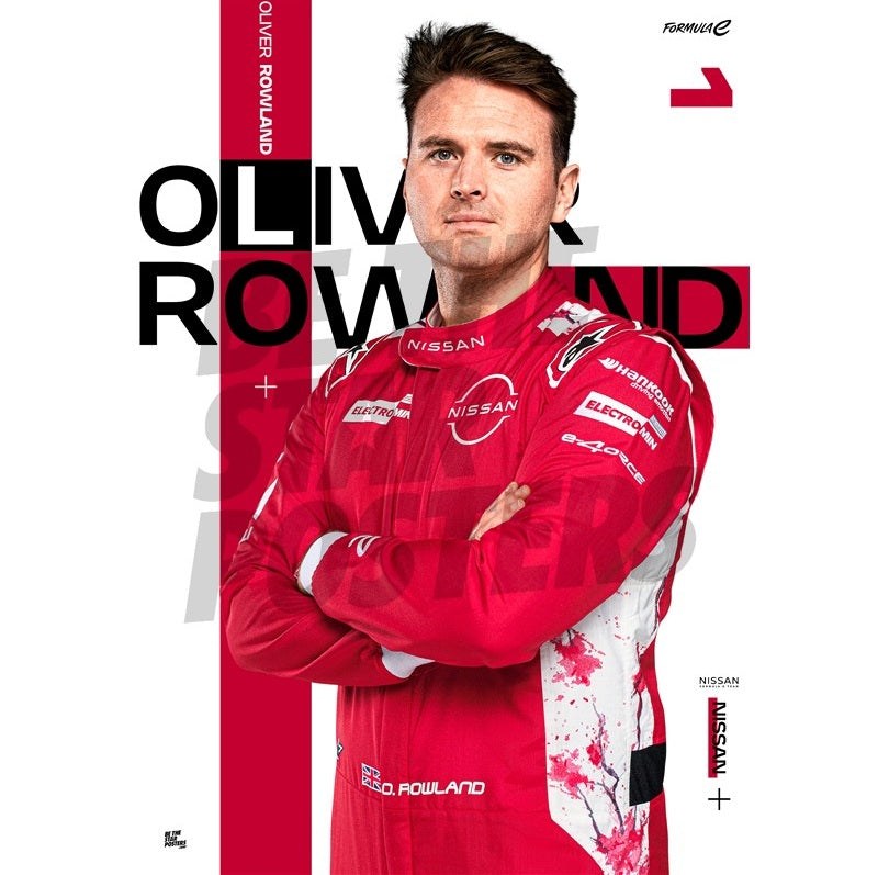 Oliver Rowland Formula E Nissan Formula E Team Season 12 Poster
