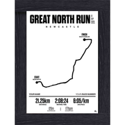 Personalised Running Route Poster - Minimal