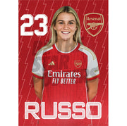 Arsenal Women FC Russo 23/24 Headshot Poster