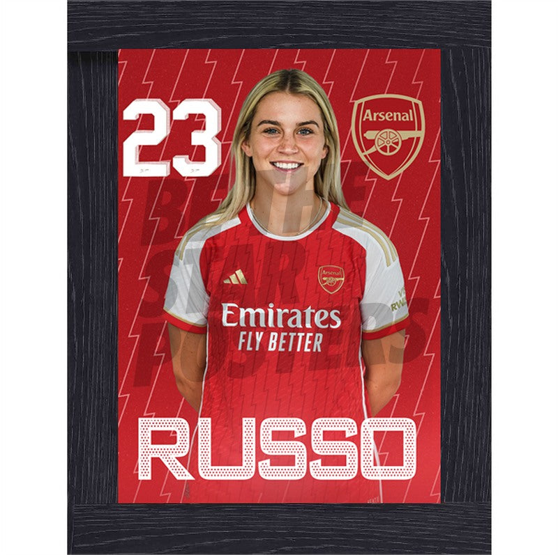 Arsenal Women FC Russo 23/24 Headshot Poster