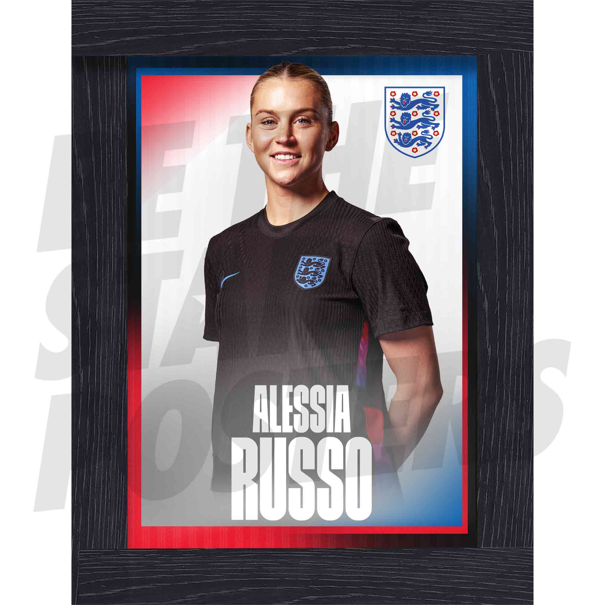 Lionesses Russo 25/26 Away Headshot Poster