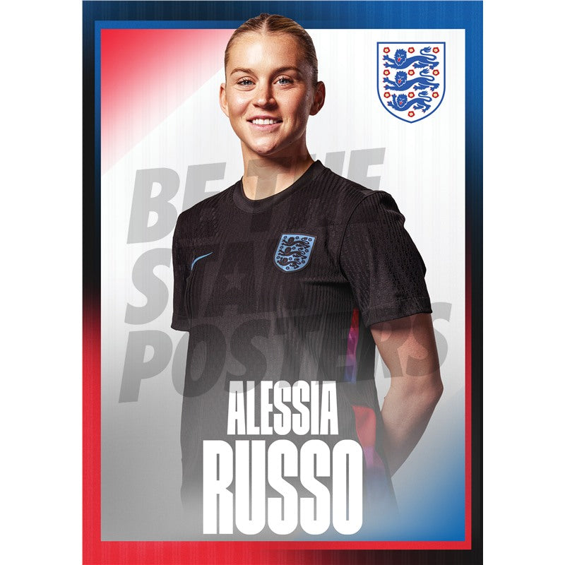Lionesses Russo 25/26 Away Headshot Poster