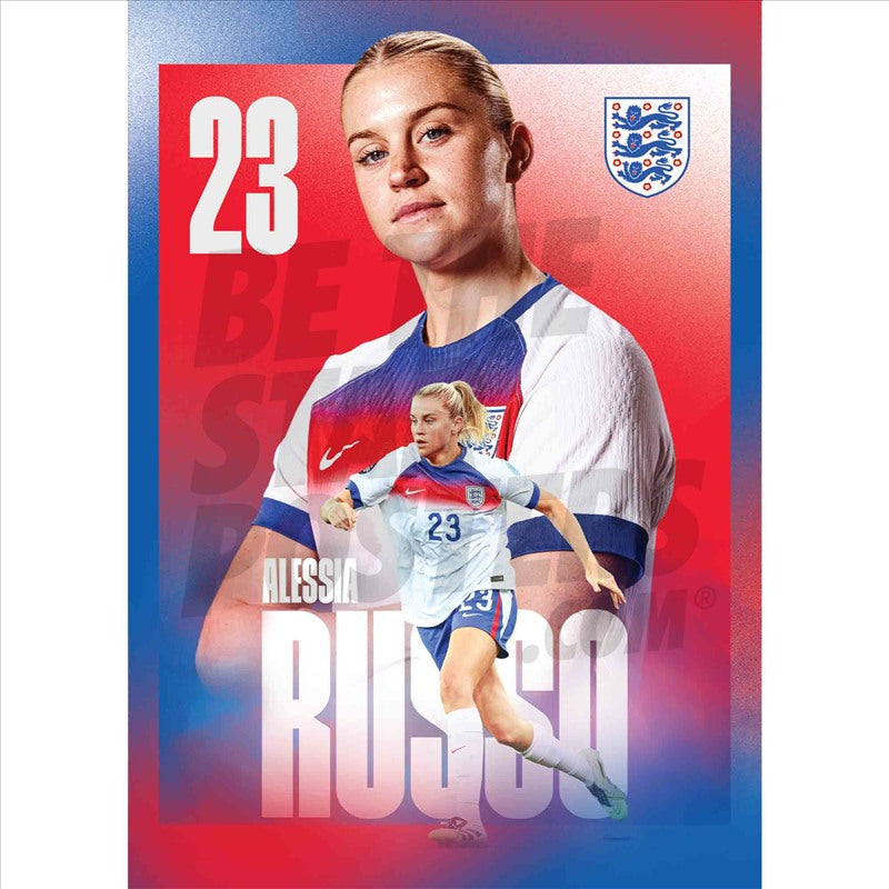 Lionesses Russo 25/26 Home Action Poster
