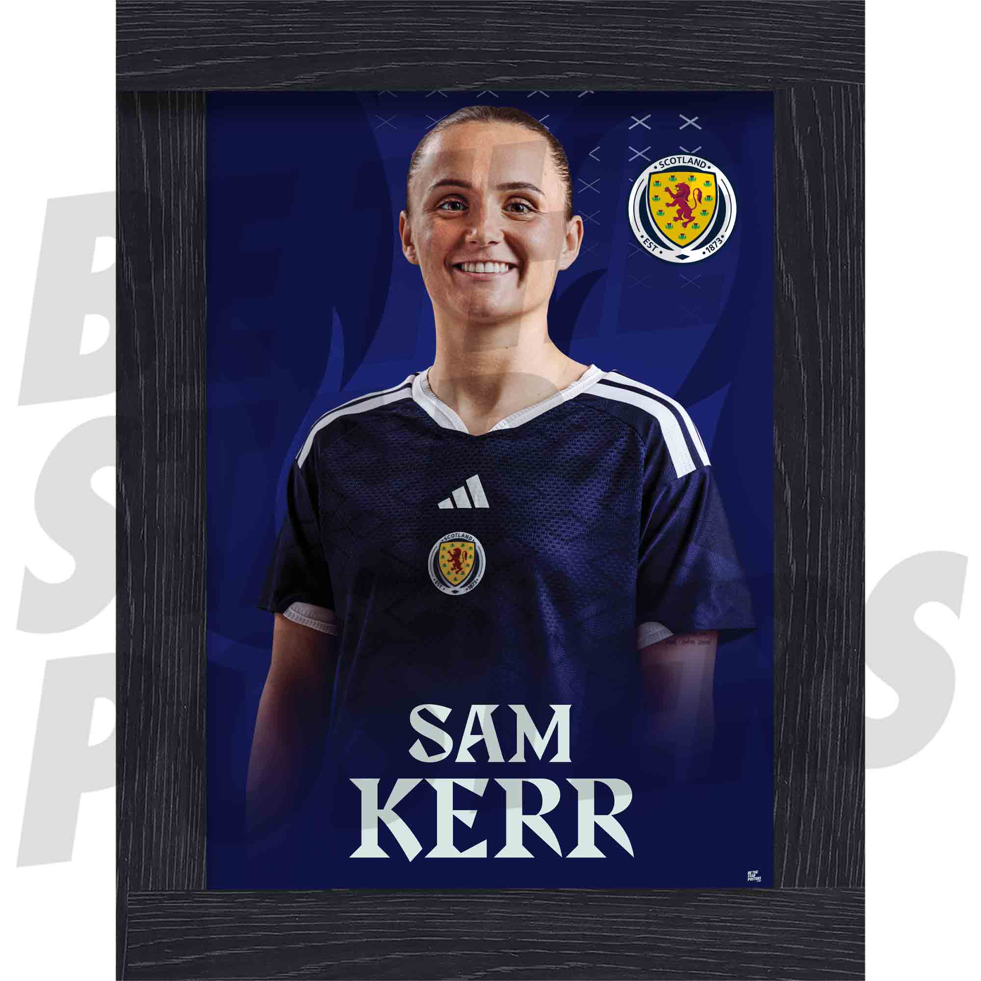 Scotland Sam Kerr 25/26 Headshot Poster