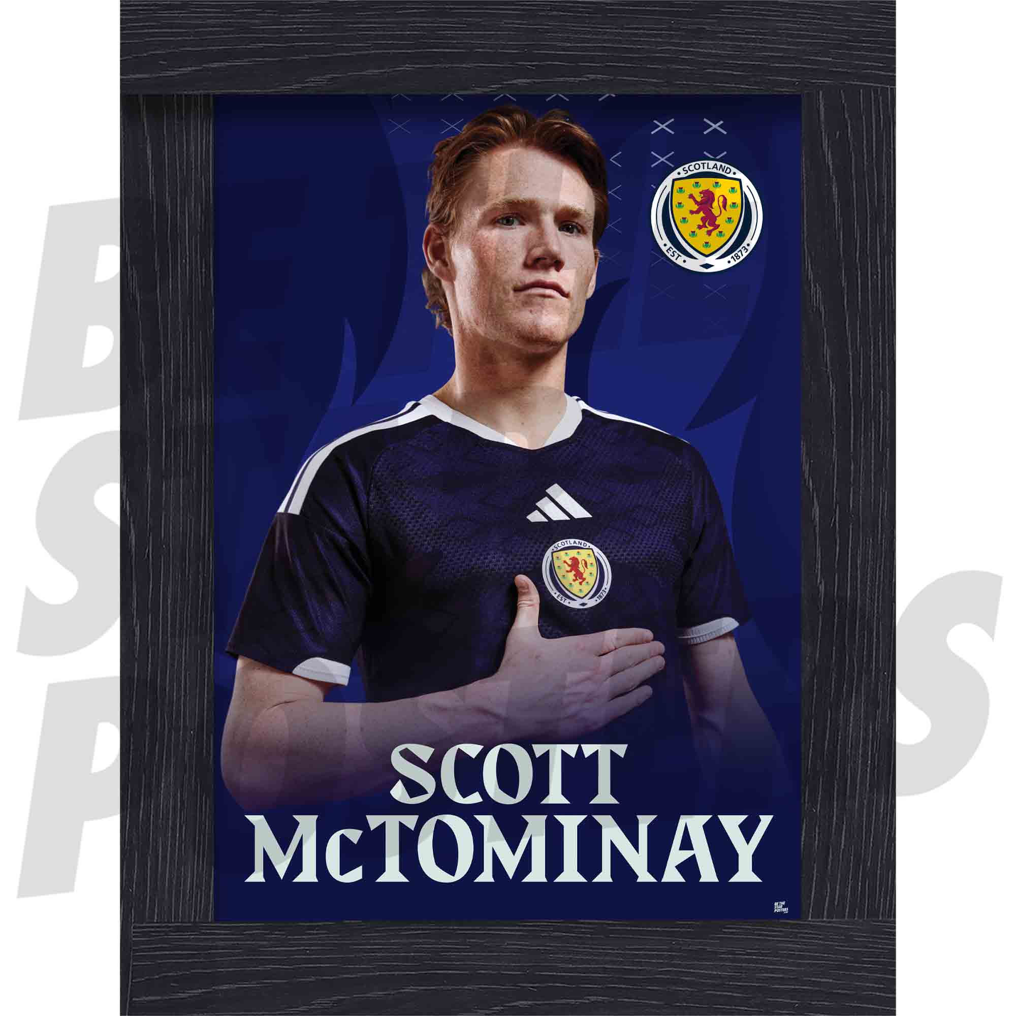 Scotland Scott McTominay 25/26 Headshot Poster