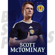 Scotland Scott McTominay 25/26 Headshot Poster
