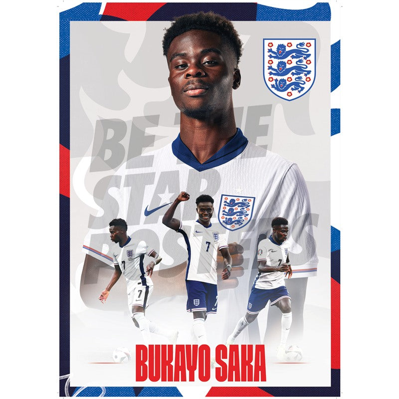 England Saka 24/25 Action Poster