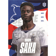 Bukayo Saka England 26/27 Home Headshot Poster