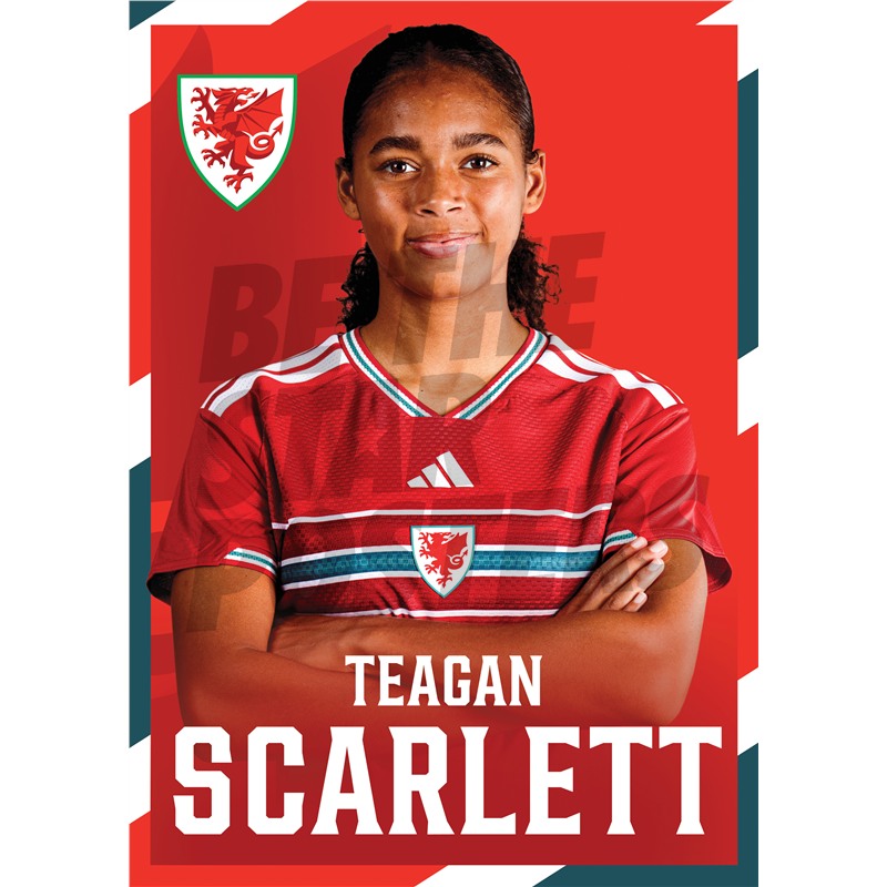 Wales Women Teagan Scarlett 2026 Headshot Poster