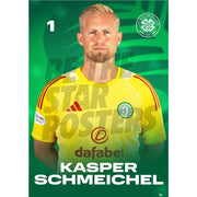 Celtic FC Kasper Schmeichel 25/26 Headshot Poster