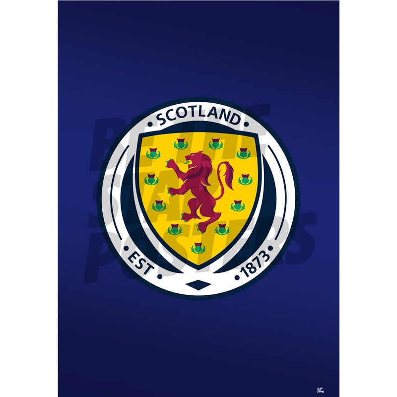 Scotland Football Crest Poster