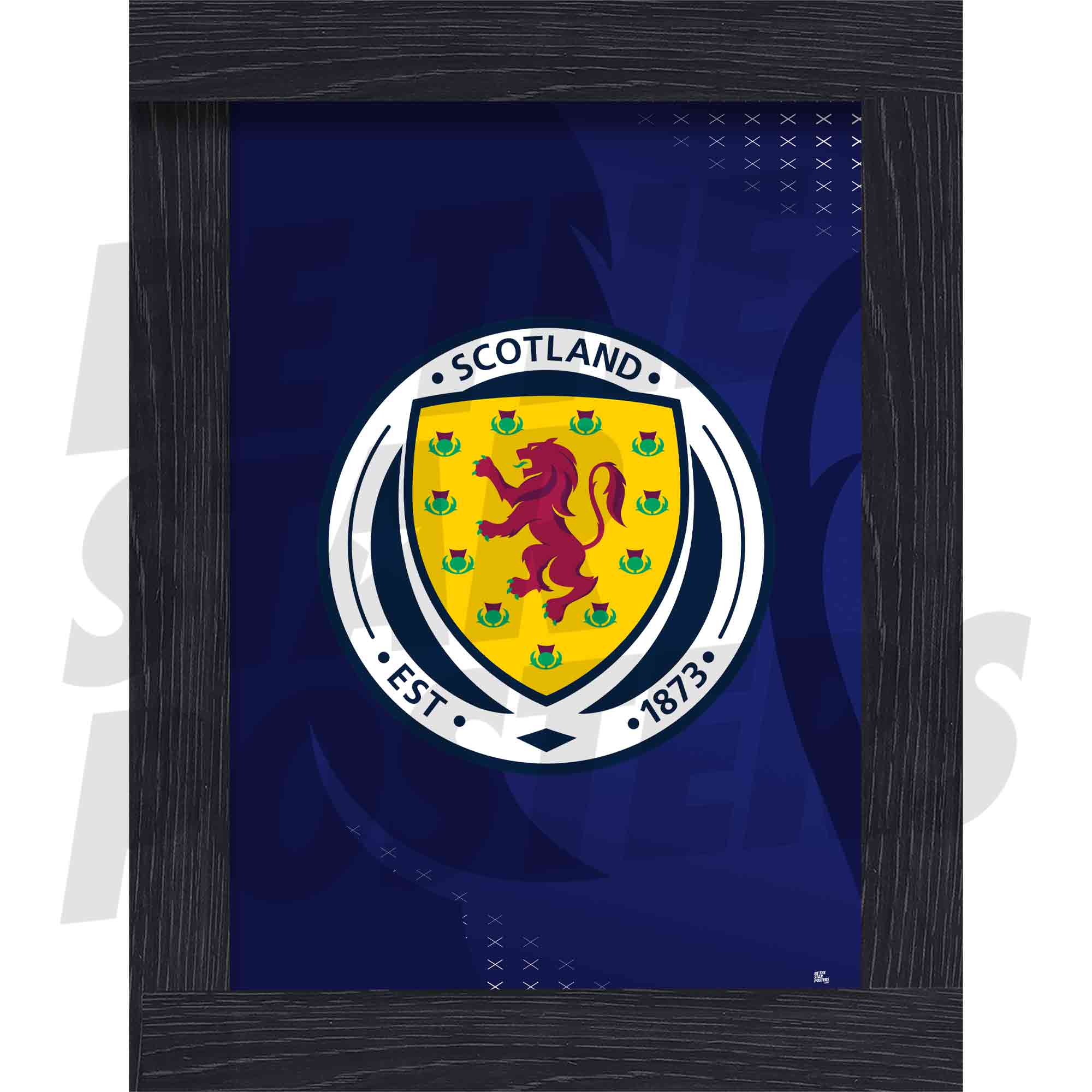 Scotland Football Lion Crest Poster