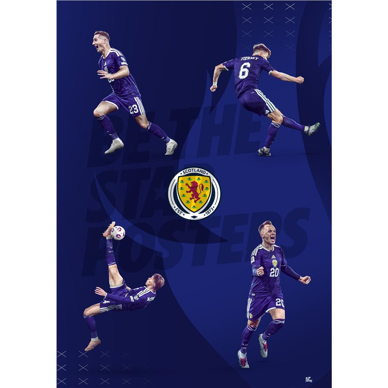 Scotland 25/26 Iconic Goals Action Poster