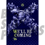 Scotland We'll Be Coming 26 Squad Montage Poster