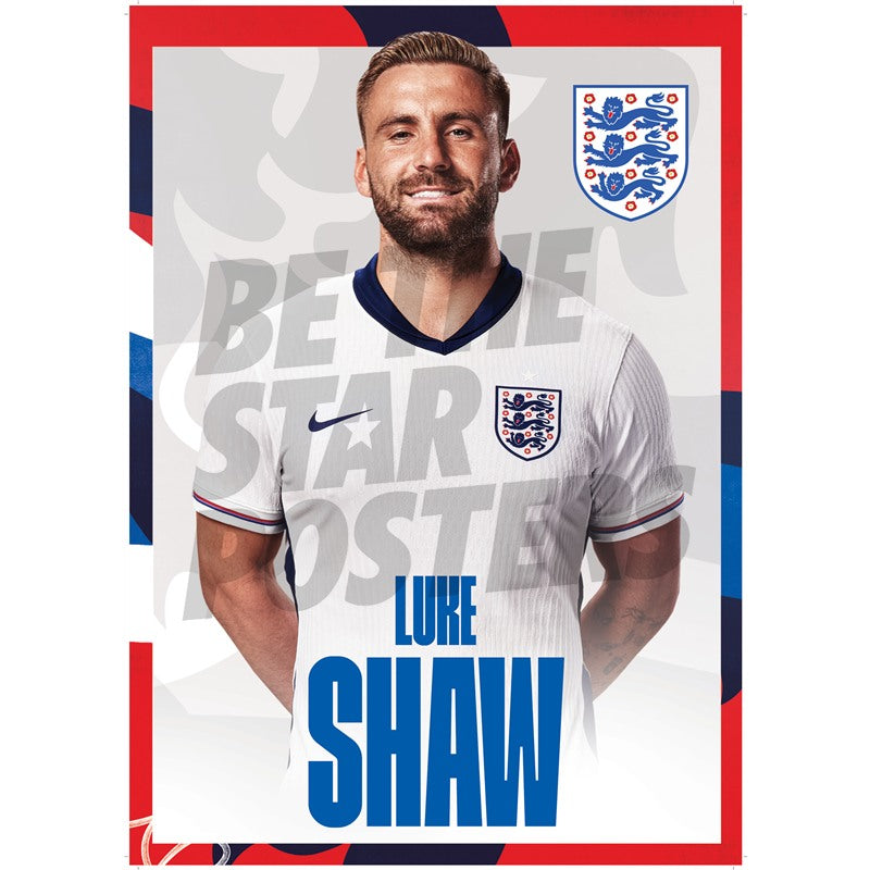 England Shaw 24/25 Home Headshot Poster