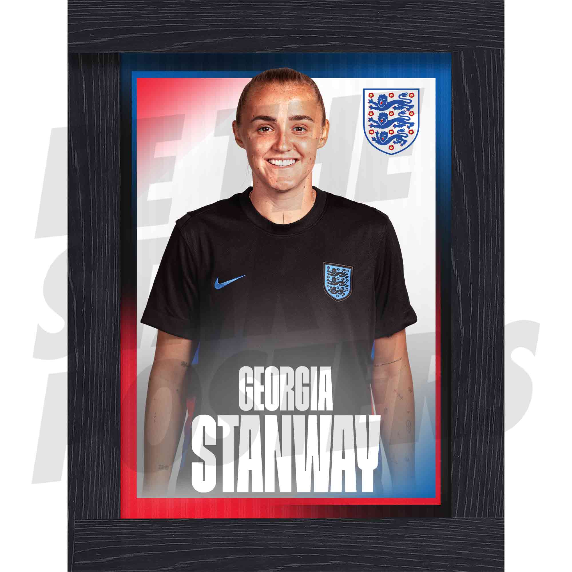 Lionesses Stanway 25/26 Away Headshot Poster