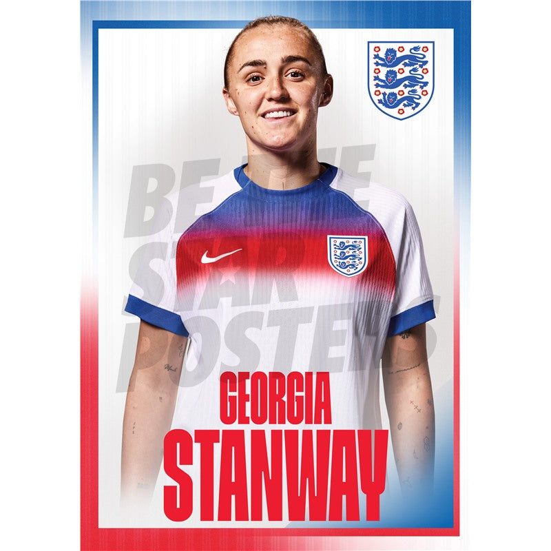 Lionesses Stanway 25/26 Home Headshot Poster