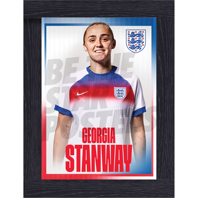 Lionesses Stanway 25/26 Home Headshot Poster
