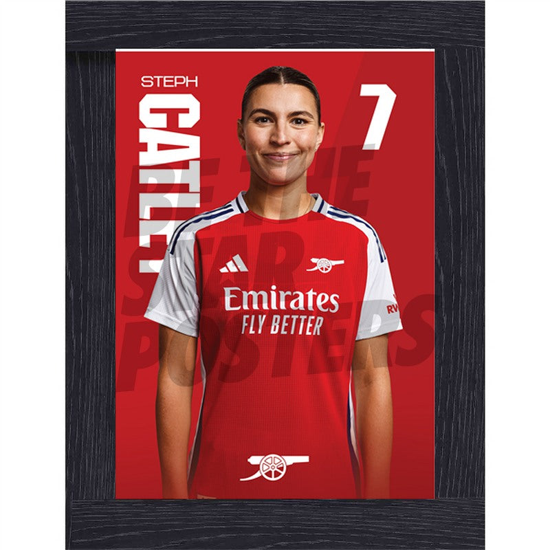 Arsenal FC Catley 24/25 Headshot Poster