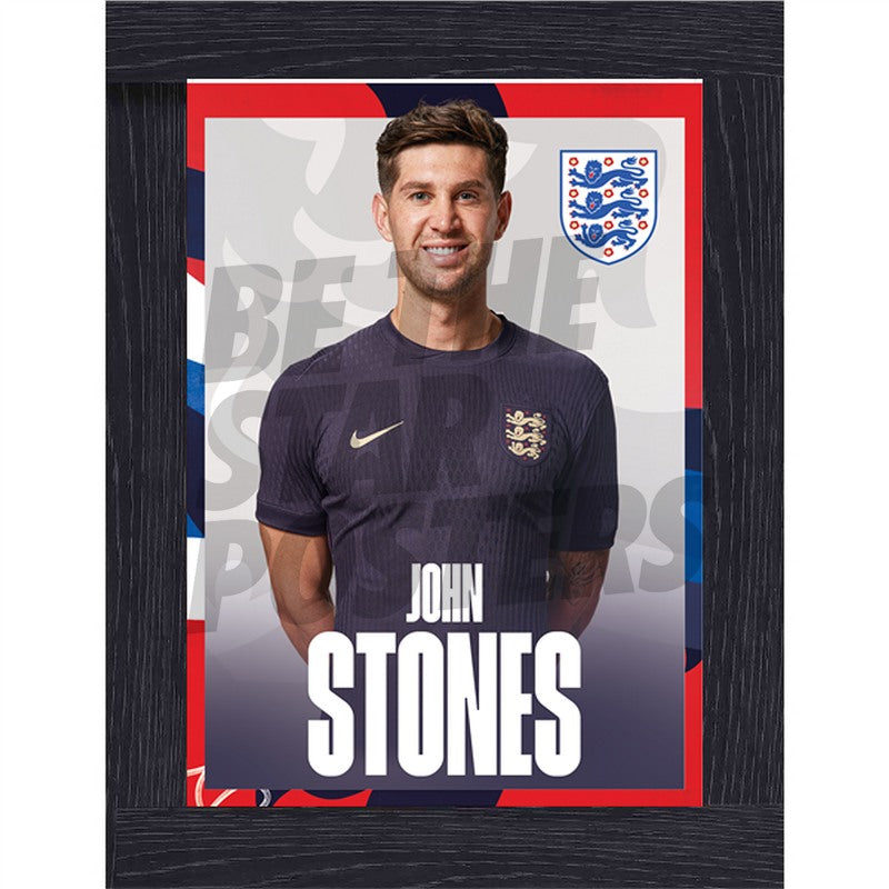 England Stones 24/25 Away Headshot Poster