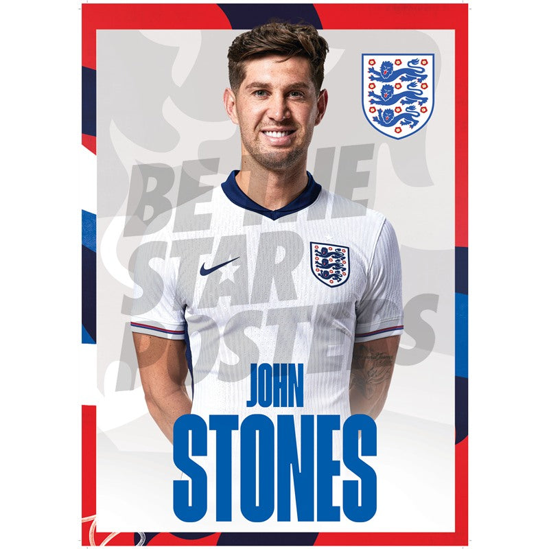 England Stones 24/25 Home Headshot Poster