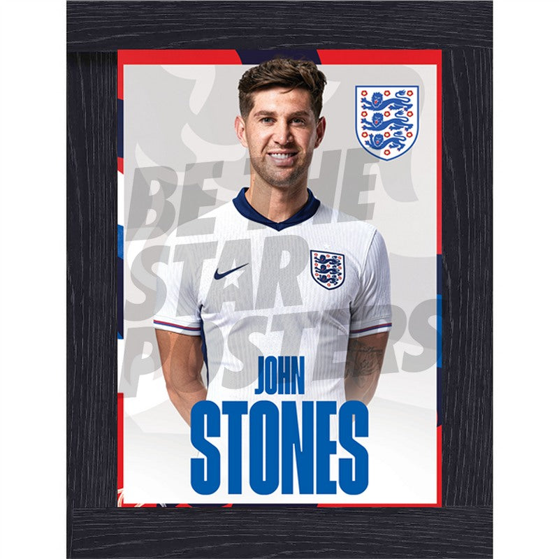 England Stones 24/25 Home Headshot Poster