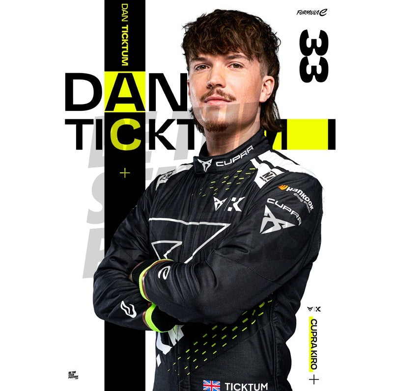 Dan Ticktum Formula E Cupra Kiro Season 12 Poster