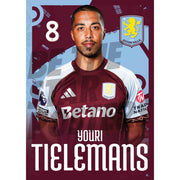 Aston Villa FC Youri Tielemans 25/26 Headshot Poster