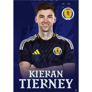 Scotland Kieran Tierney 24/25 Home Headshot Poster