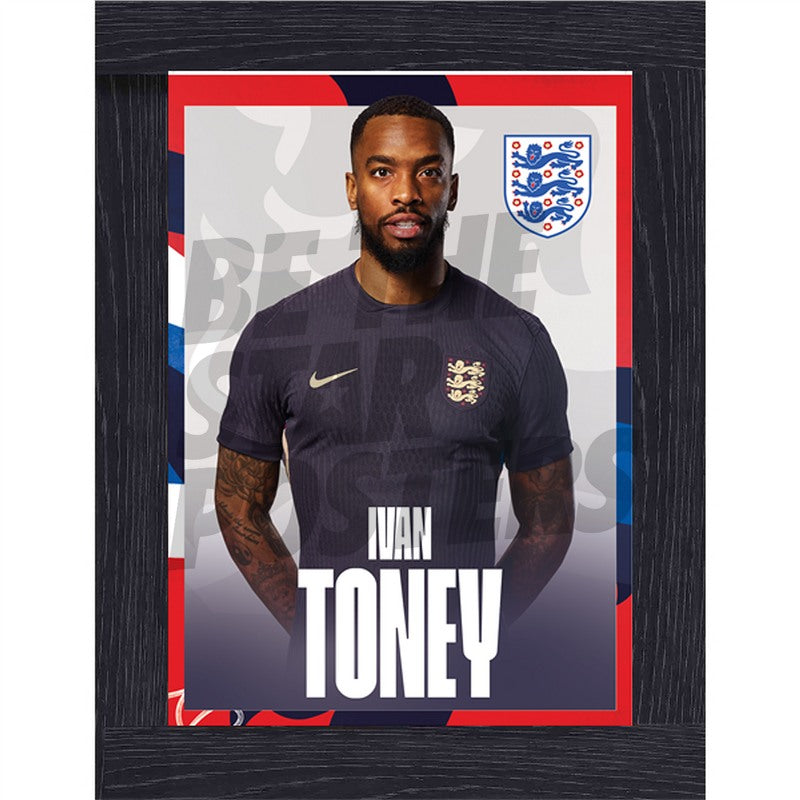 England Toney 24/25 Away Headshot Poster