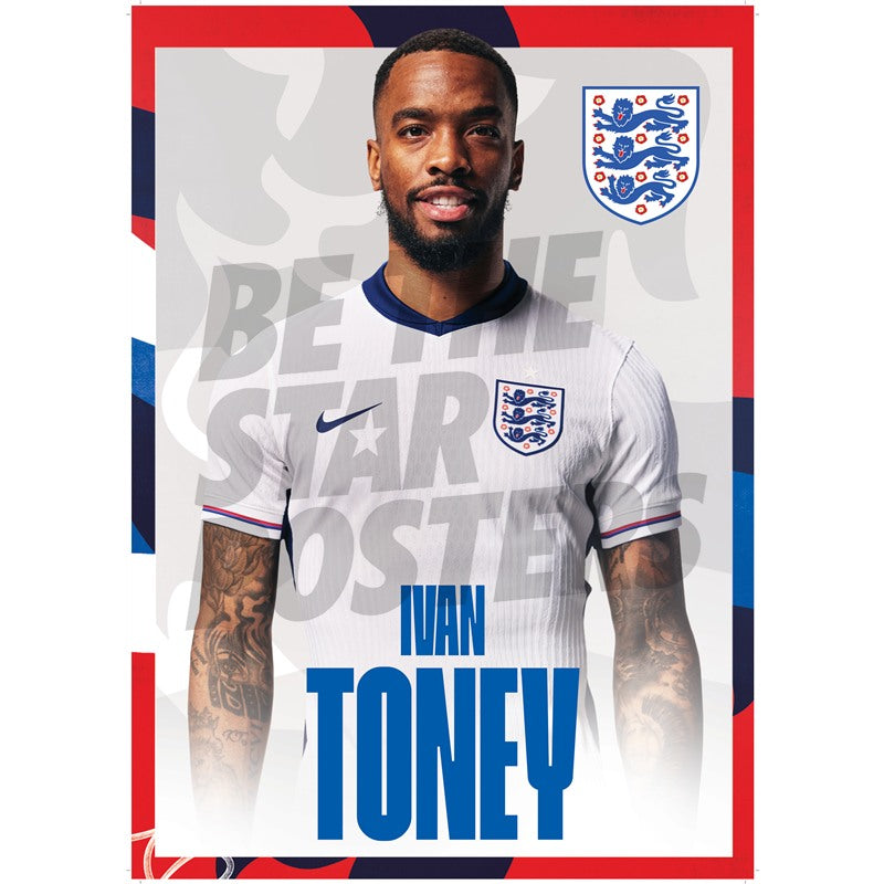 England Toney 24/25 Home Headshot Poster