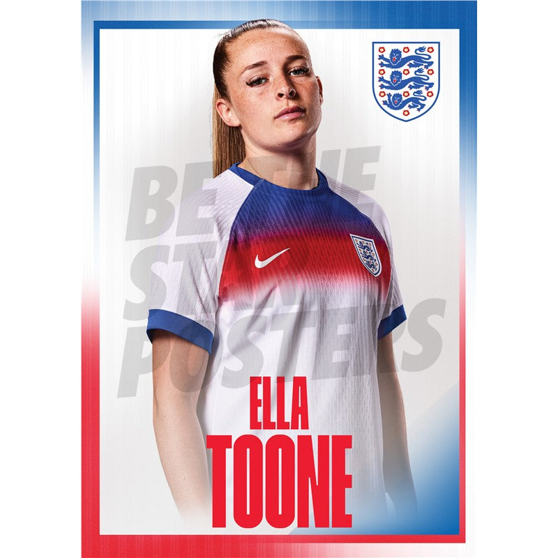 Lionesses Toone 25/26 Home Headshot Poster