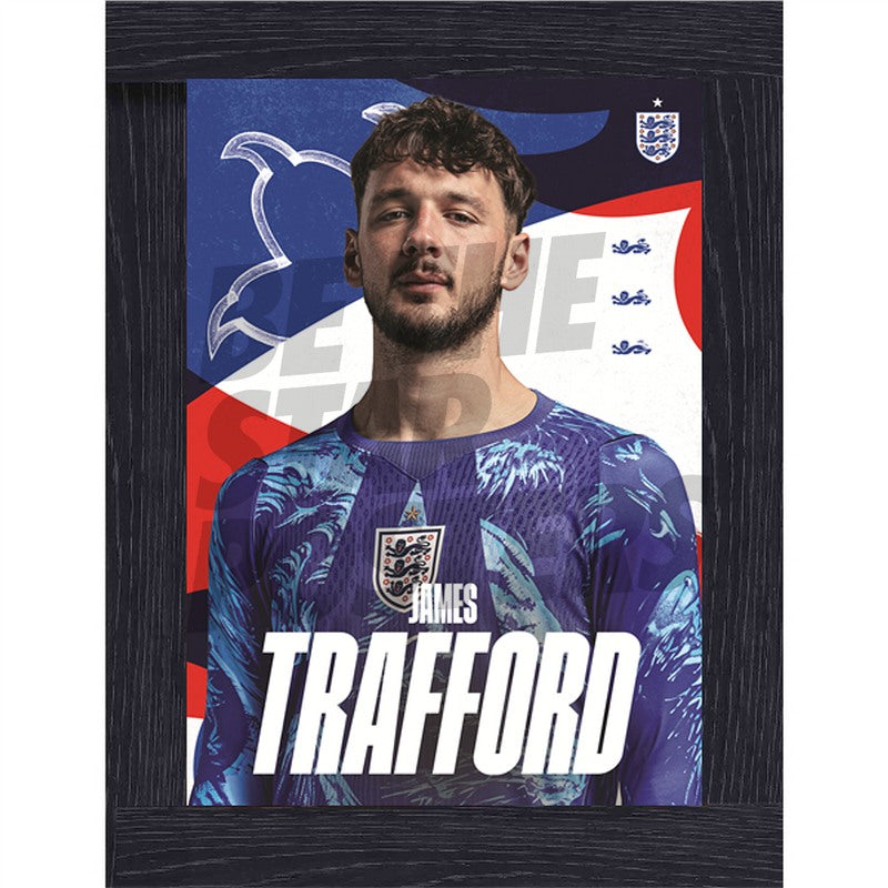James Trafford England 26/27 Home Headshot Poster