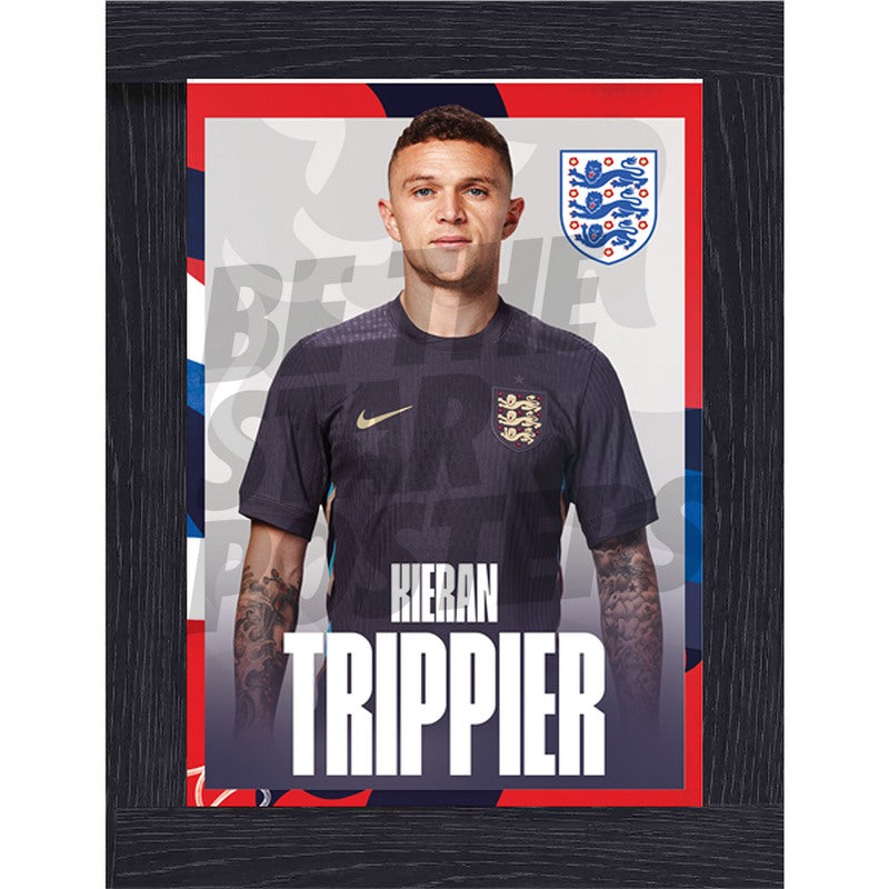 England Trippier 24/25 Away Headshot Poster