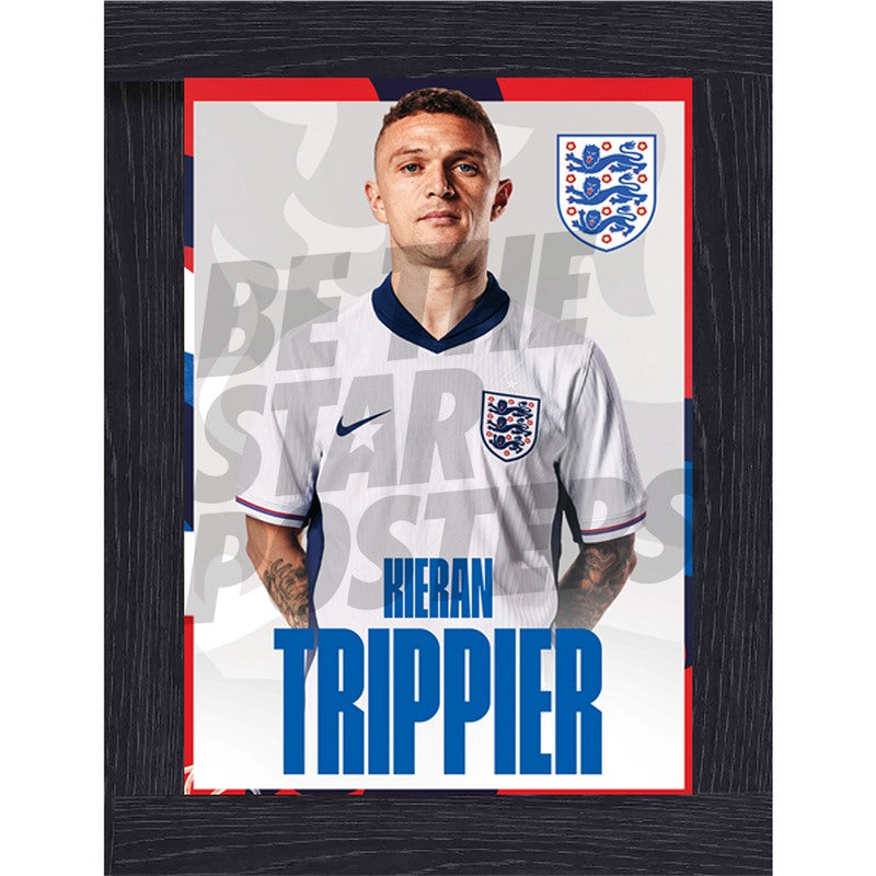 England Trippier 24/25 Home Headshot Poster