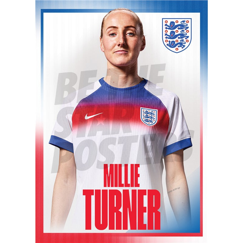 Lionesses Turner 25/26 Home Headshot Poster