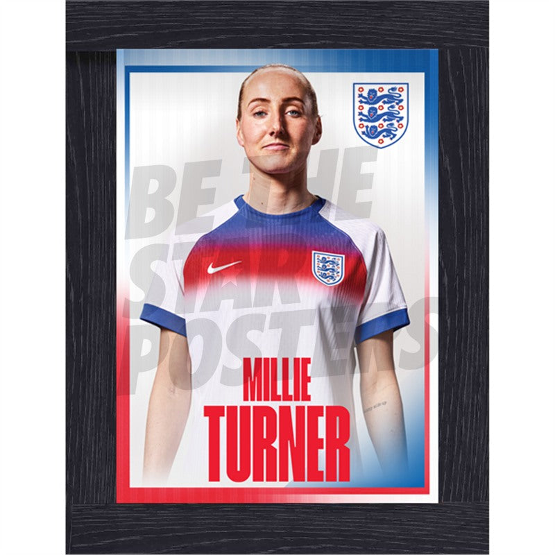 Lionesses Turner 25/26 Home Headshot Poster
