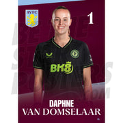 Aston Villa FC Van Domselaar 23/24 Headshot Poster