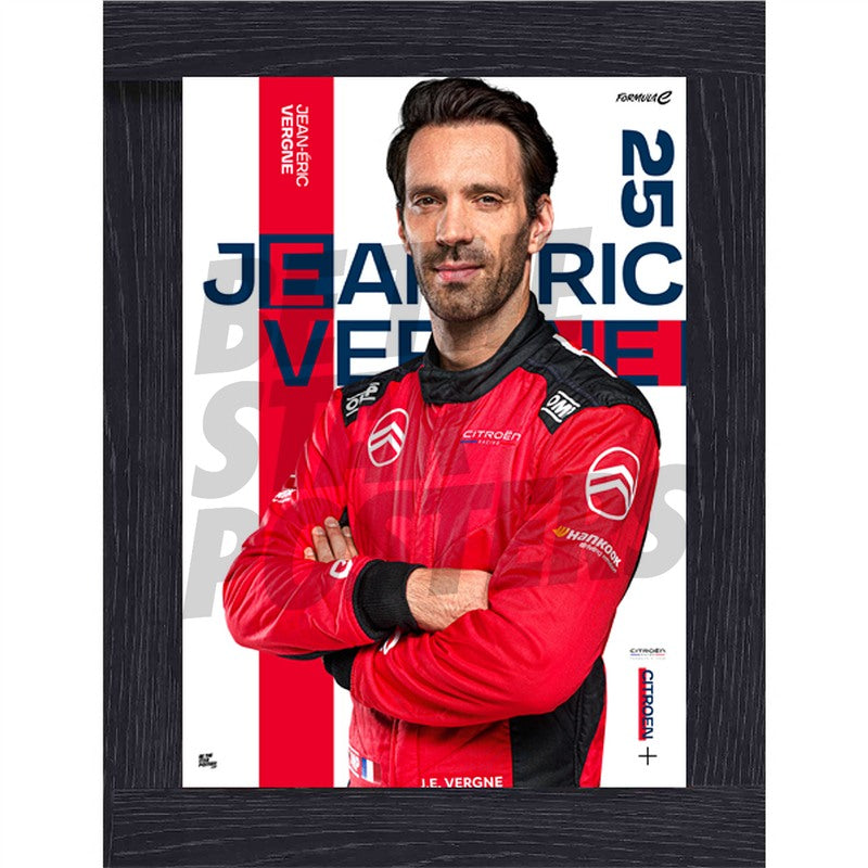 Jean-Éric Vergne Formula E Citreon Racing Season 12 Poster