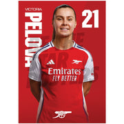 Arsenal FC Pelova 24/25 Headshot Poster