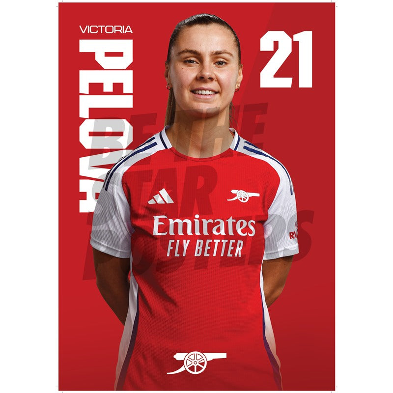 Arsenal FC Pelova 24/25 Headshot Poster